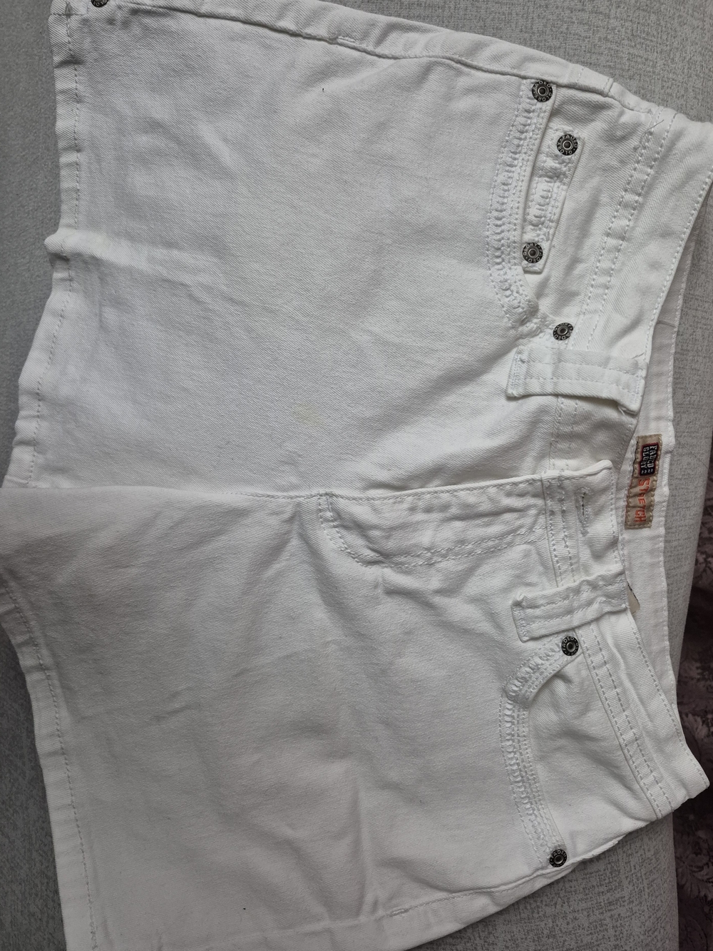 White Denim Faded glory shorts